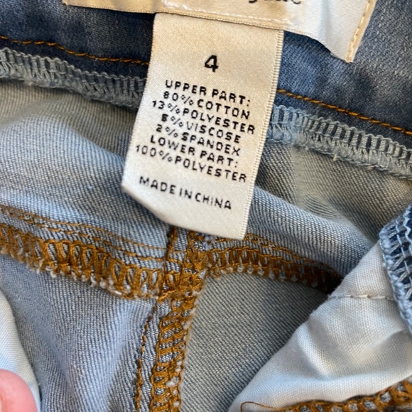 Gemma & Jane jeans with colorful bell bottoms Size 4 - Picture 4 of 4